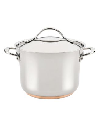 Nouvelle Copper Stainless Steel 6.5-Qt. Stockpot with Lid, Macy's Exclusive