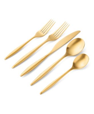 Milano Matte 20 Piece Flatware Set, Service for 4