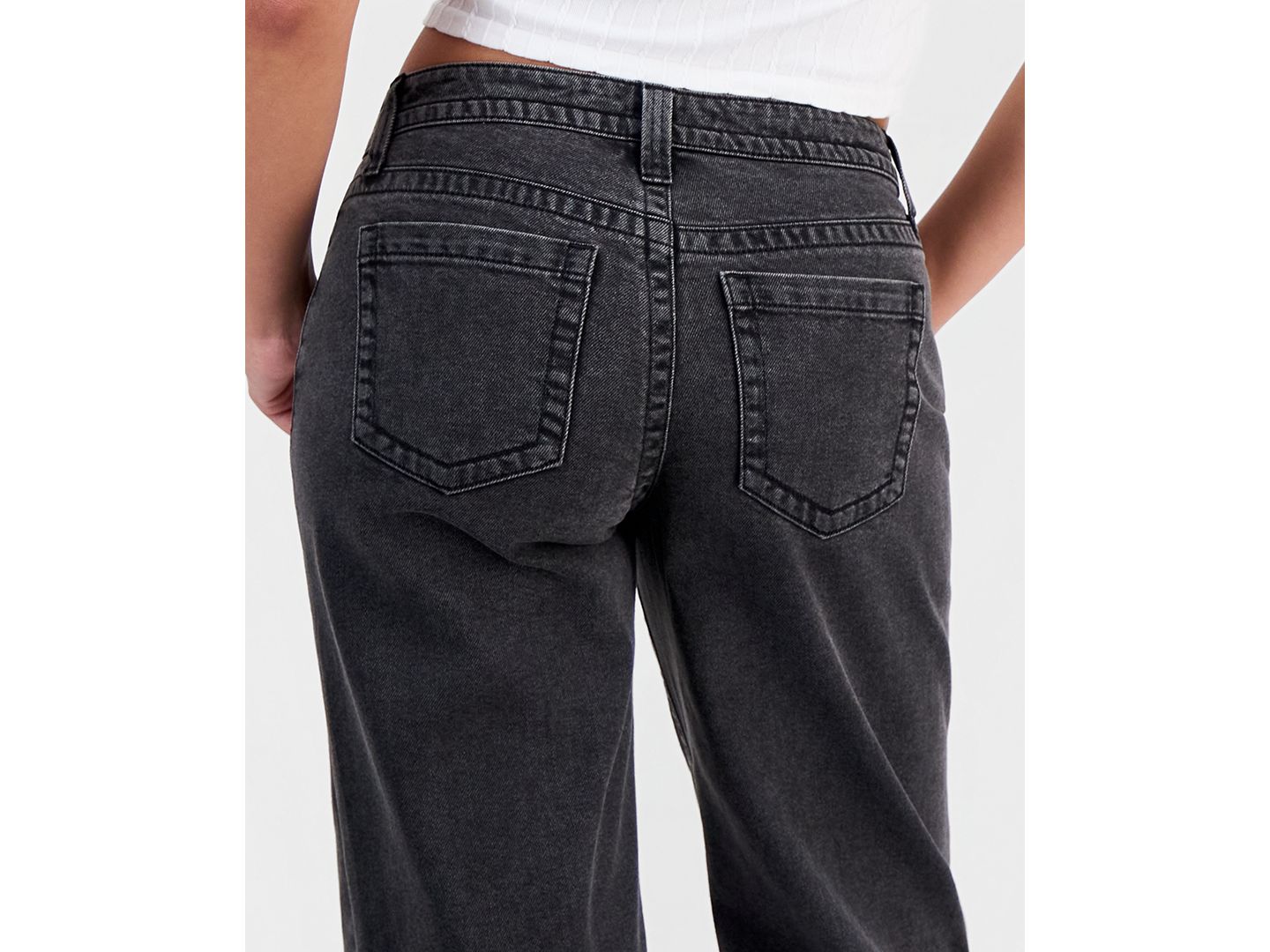 Женские джинсы Celebrity Pink Juniors' Low-Rise V-Waist Baggy Straight-Leg, цвет: Melvina — фото 11