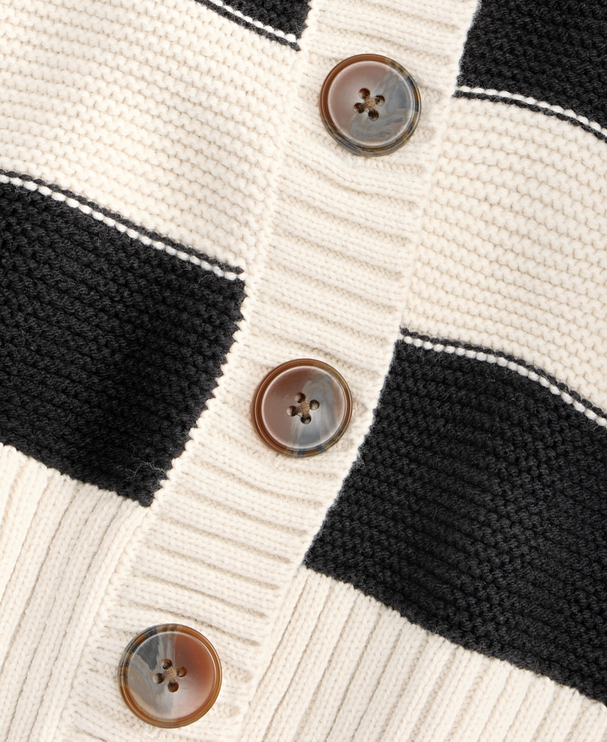 On 34th Women's Long Sleeve Bold Stripe Cardigan, Macy's Exclusive