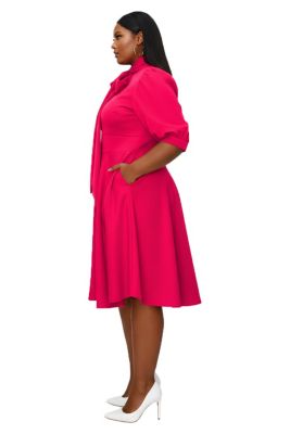 Pink Plus Size Dresses by Occasion | Macy's