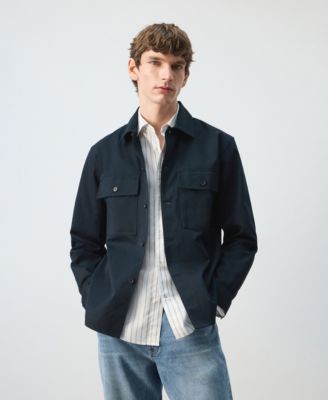 Men's Pockets Overshirt