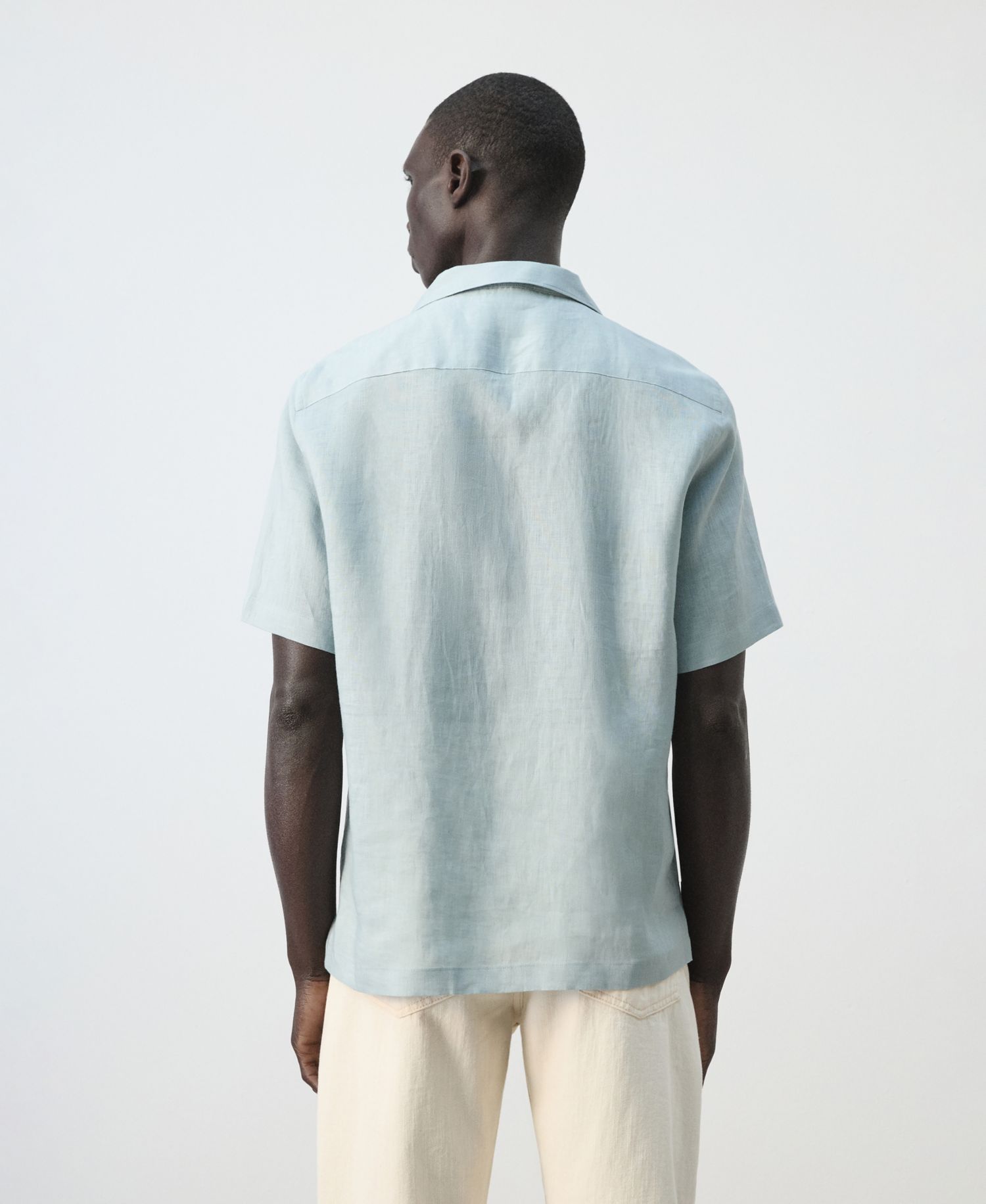 Men's Bowling-Collar Shirt