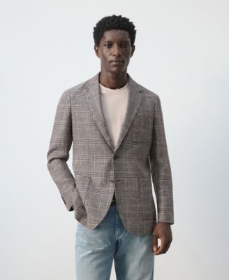 Men's Prince Of Wales Check Blazer