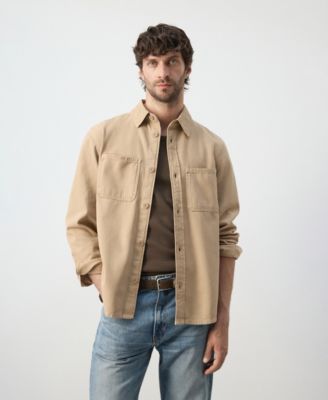 Men's Pockets Overshirt