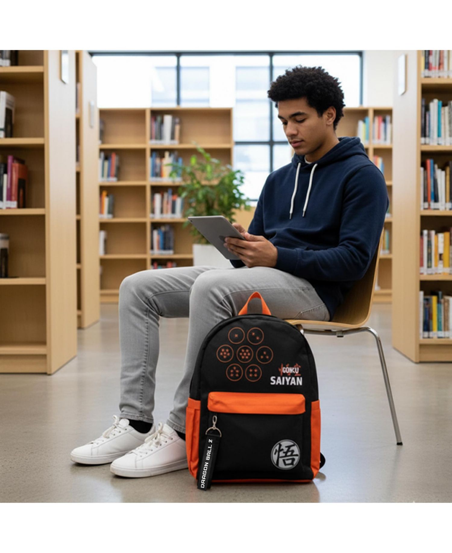 Dragon Ball Line Art 16.5" Adult Backpack