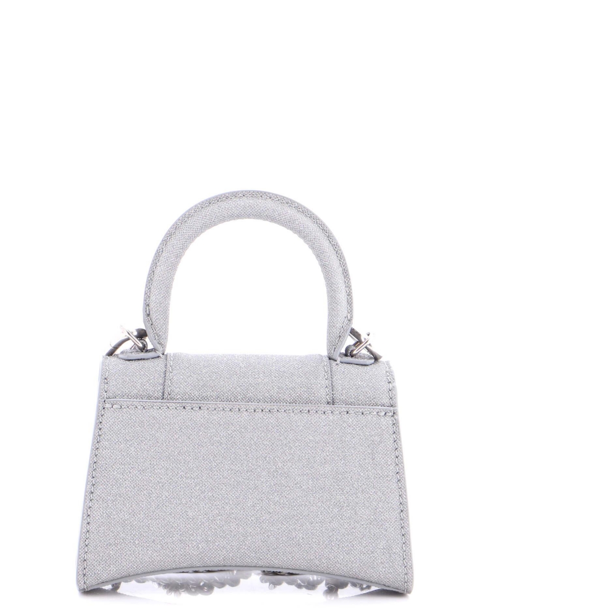 Pre-Owned Balenciaga Mini Hourglass Top Handle Bag Glitter Leather