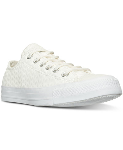 Converse Women's Chuck Taylor Ox Craft Leather Casual Sneakers from Finish Line