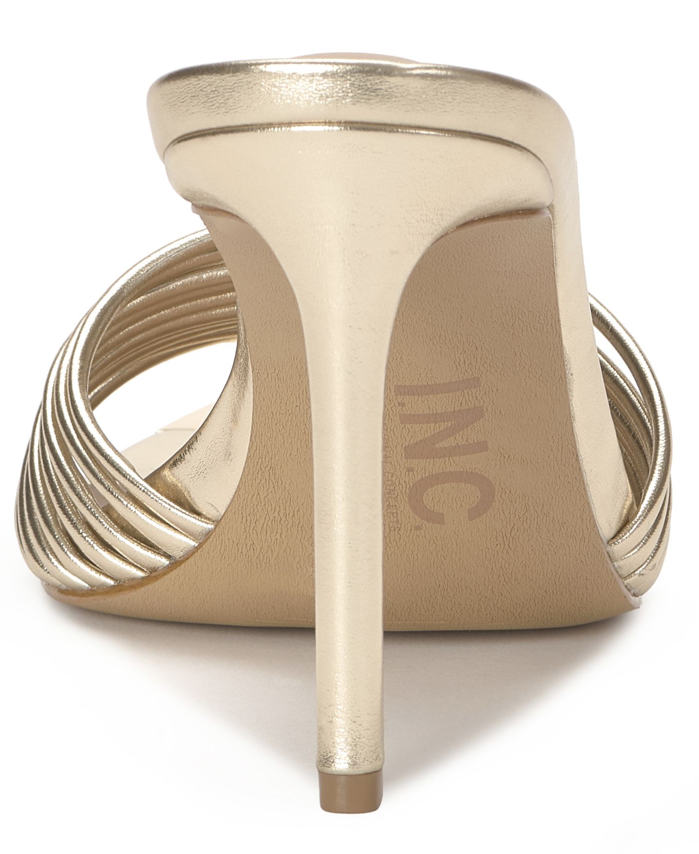 Женские сандалии I.N.C. International Concepts Alycia Stiletto Heel Dress Sandals, цвет: Светлый золотой — фото 3