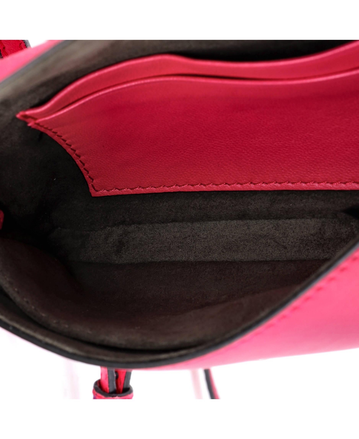 Pre-Owned Fendi Micro Baguette Bag Leather