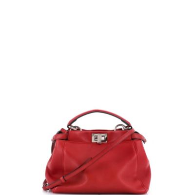 Mini Peekaboo Bag Leather