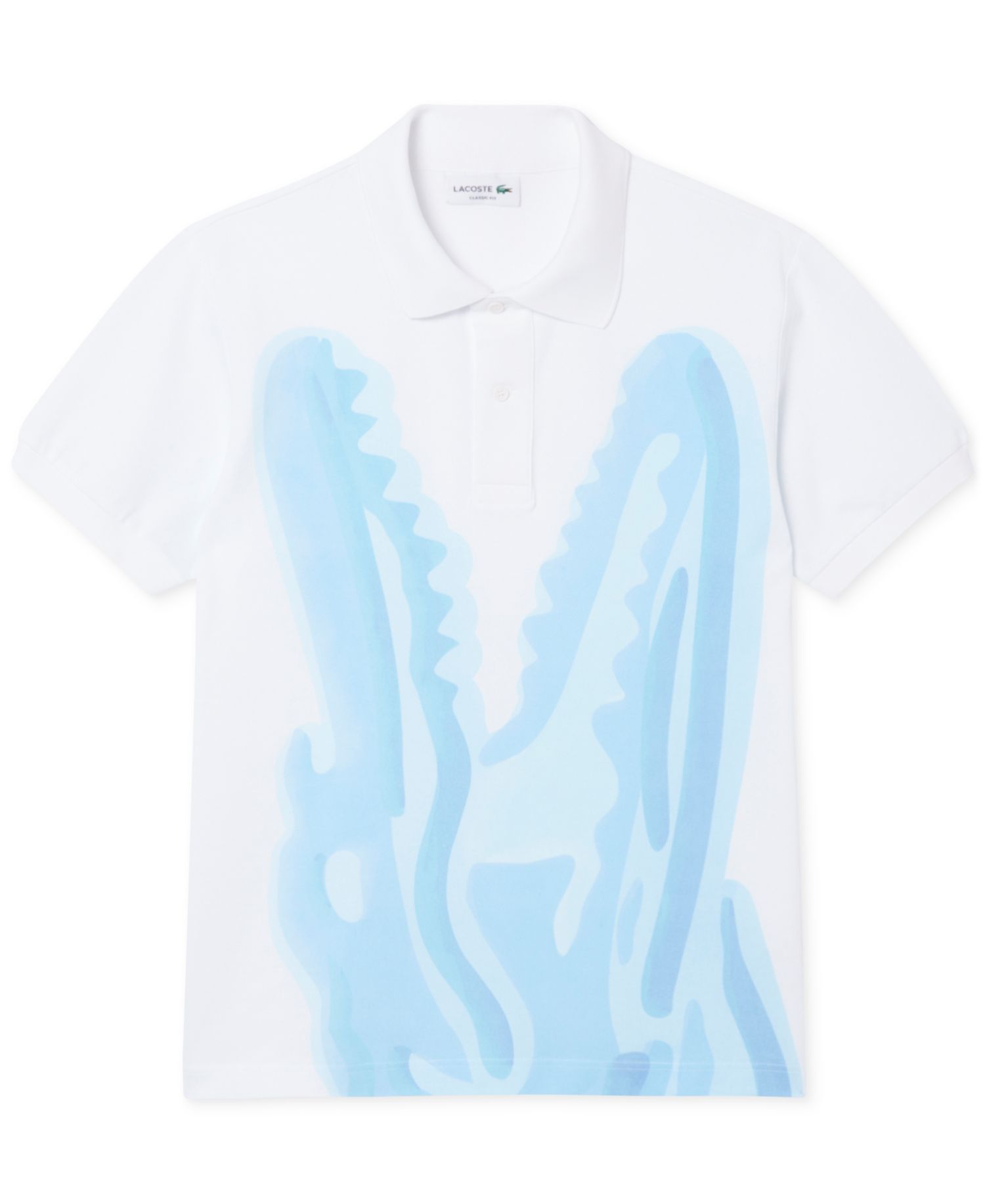 Men's Cotton Classic-Fit Printed Pique Polo Shirt