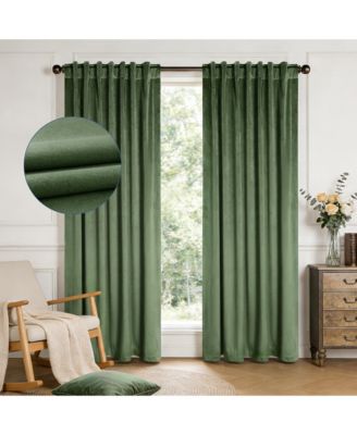 Velvet Room Darkening Back Tab Pair