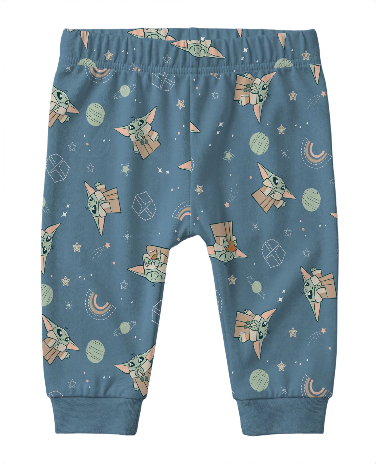 Baby Boys' Star Wars Yoda Short-Sleeve bodysuit and Pants, 2-Piece Set