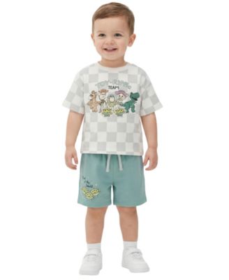 Baby Boys' Toy Story Short-Sleeve T-Shirt and Shorts, 2-Piece Set