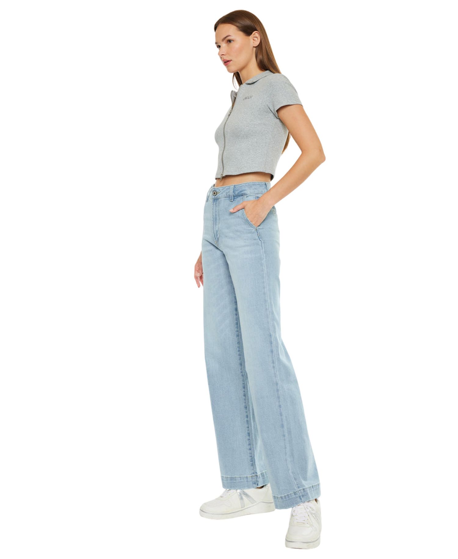 Women's Celine Ultra High-Rise Wide Jeans