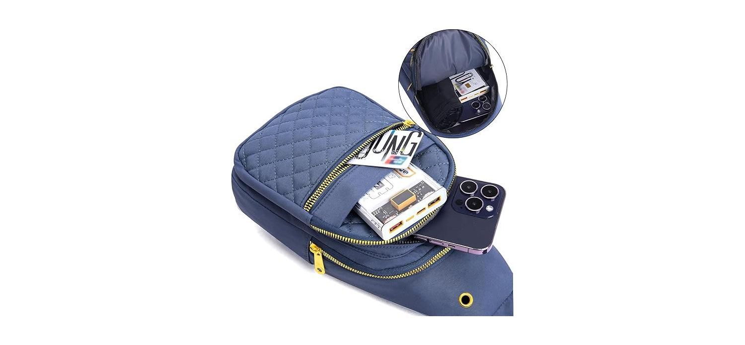 Small Sling Bag For Women Men Casual Crossbody Sling Backpack