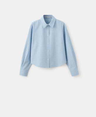 Women's Straight Checked Shirt