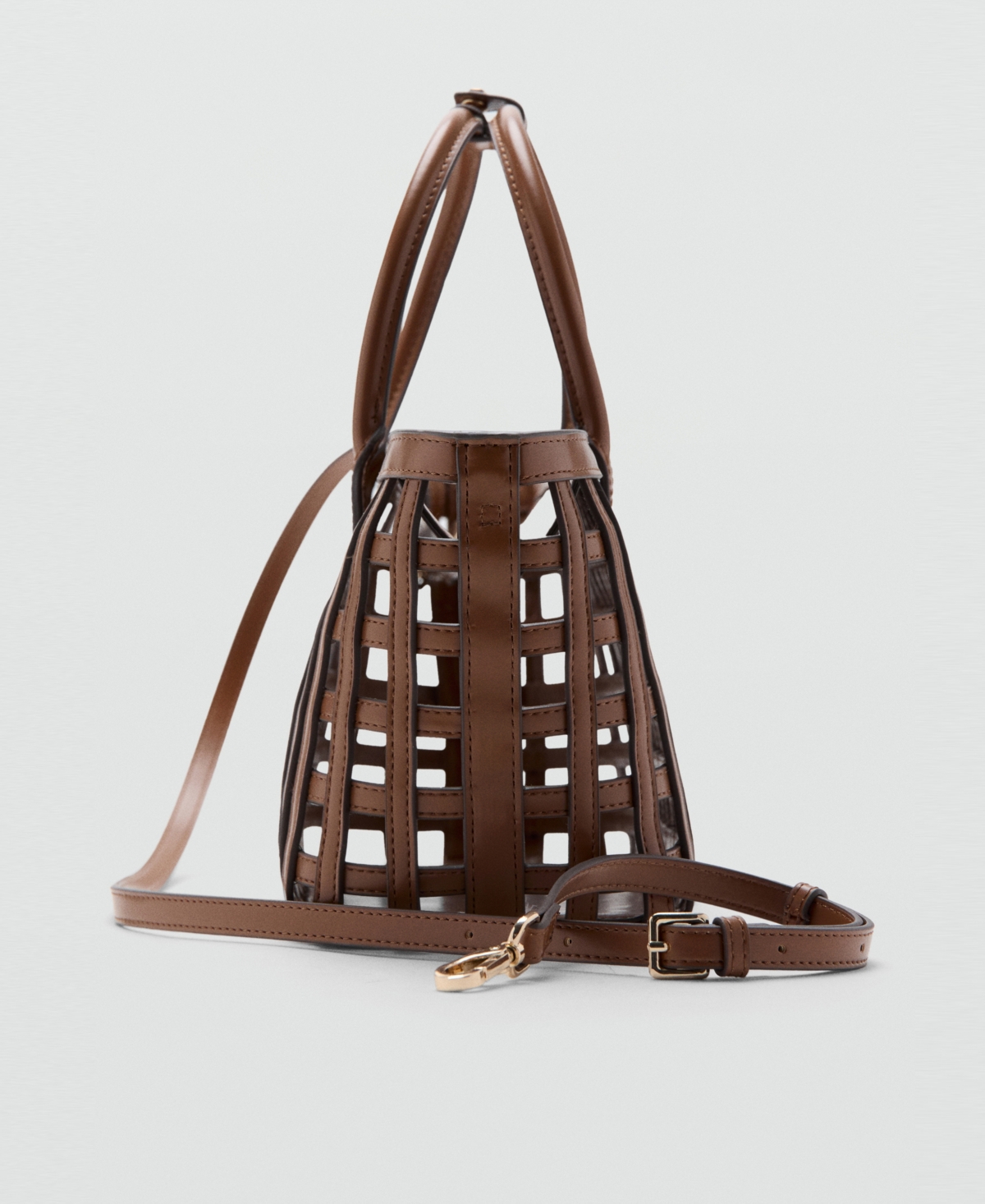 Mango Women's Braided Handbag