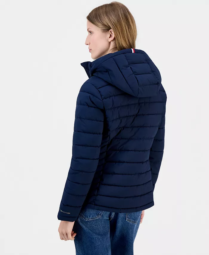 Women's Hooded Packable Puffer Coat, Created for Macy's - thumbnail 7