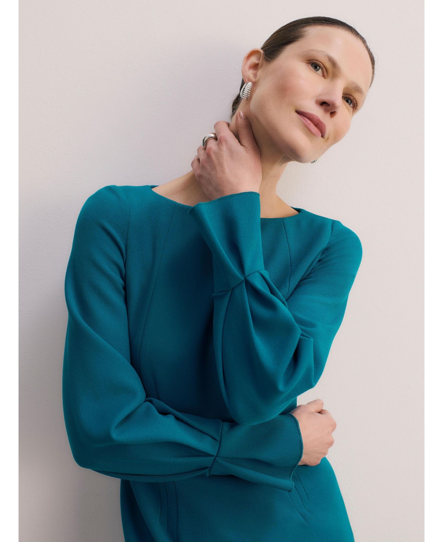 Women's Aubrey Sculpt Crepe Dress