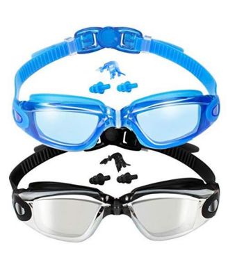 Swim Goggles Anti Fog Adult Pack 2