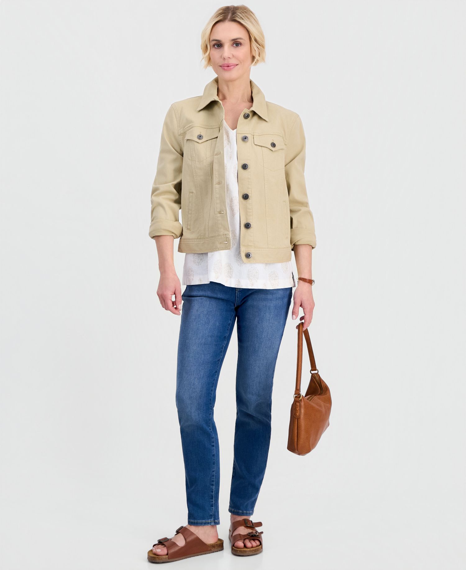 Petite Flora Drop V-Neck Tunic