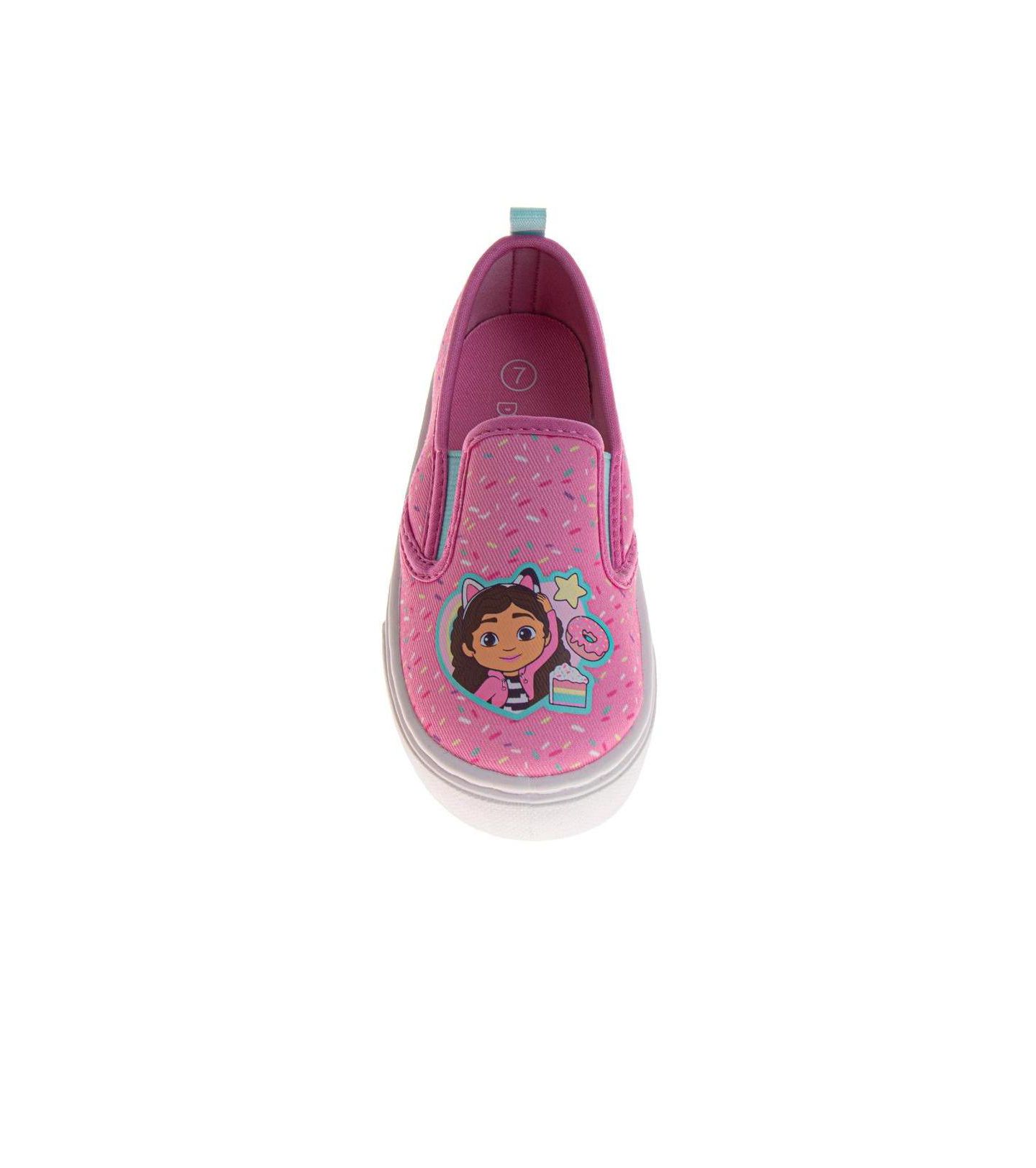 Детские кроссовки Gabby's Dollhouse Toddler Gabby s Dollhouse Slip-On Canvas Shoes (Toddlers), цвет: Розовый — фото 4