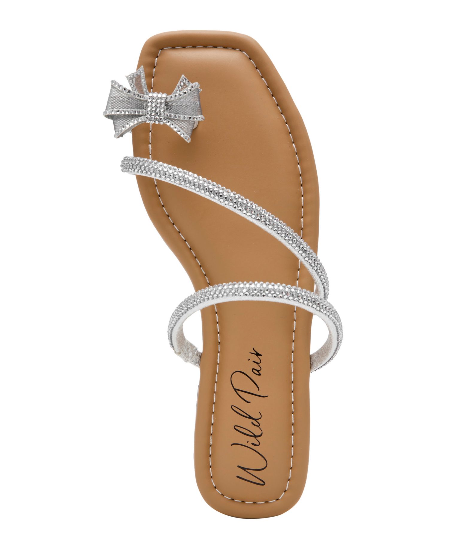 Women's Eliana Rhinestone Bow Flat Sandals