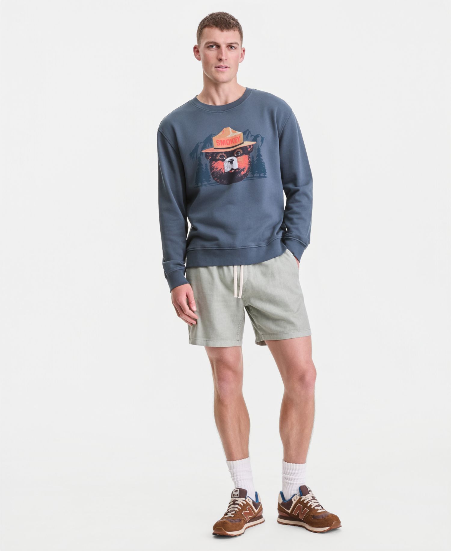 Men's Ranger Smokey the Bear Fleece Sweatshirt