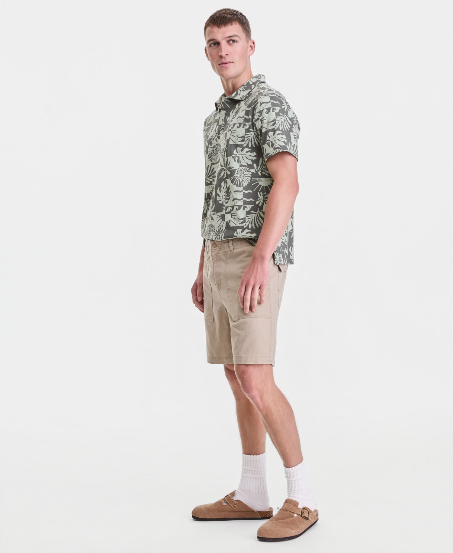 Men's Linen Blend 8" Shorts