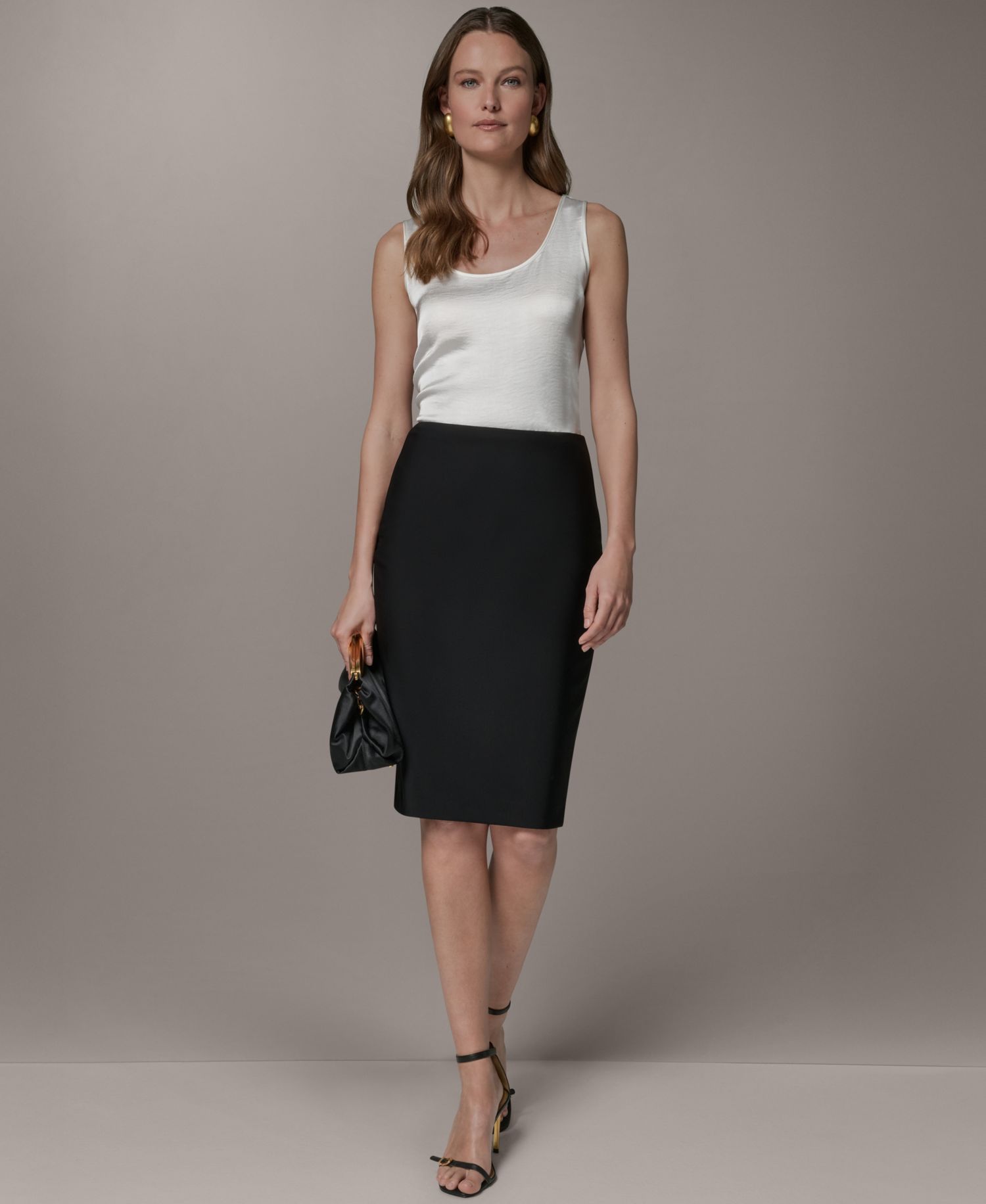 Women's Pencil Midi Skirt