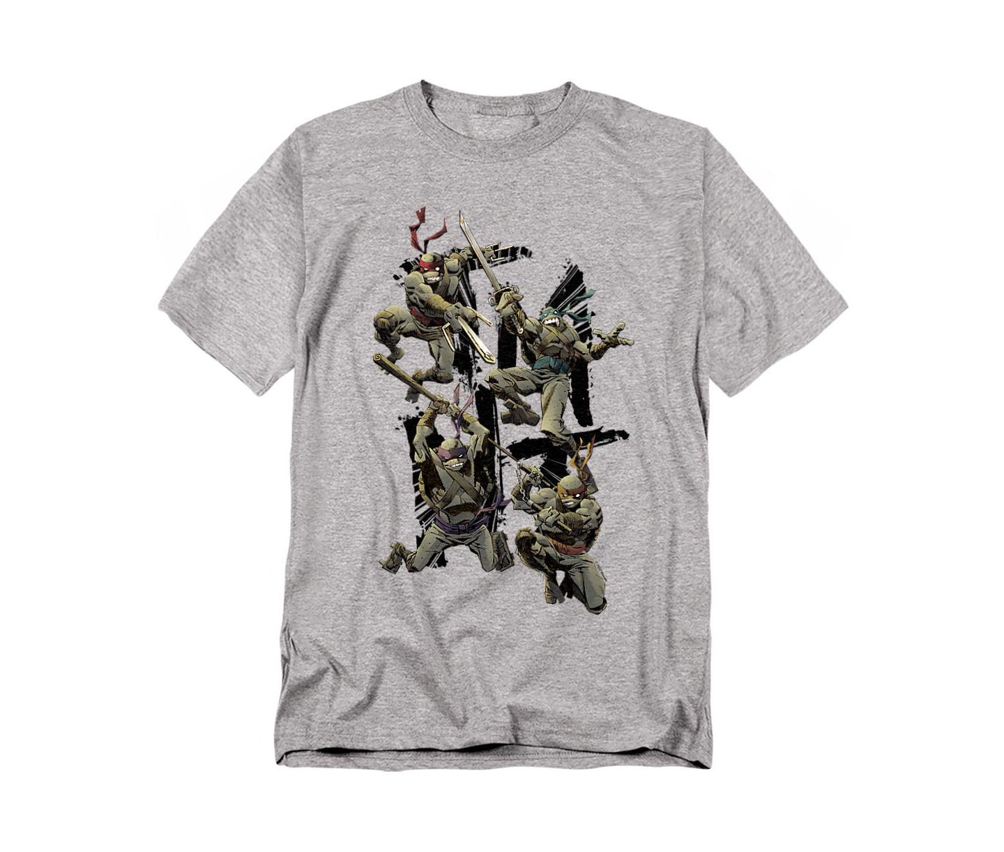 Мужская футболка Logovision Tmnt Shinobi, цвет: Меланжевый — фото 1