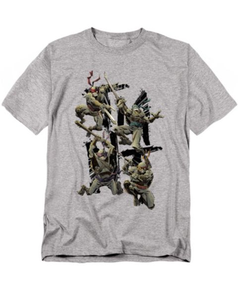 Мужская футболка Logovision Tmnt Shinobi, цвет: Меланжевый