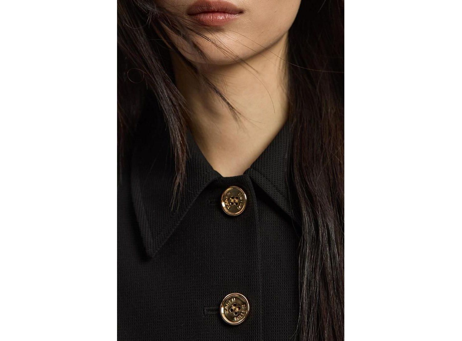 Women's Textured Compact Stretch Tailored Blazer