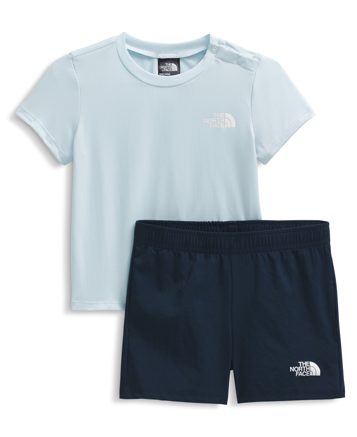 The North Face Baby Boy's Short Sleeve Top and Shorts, 2-Piece Set