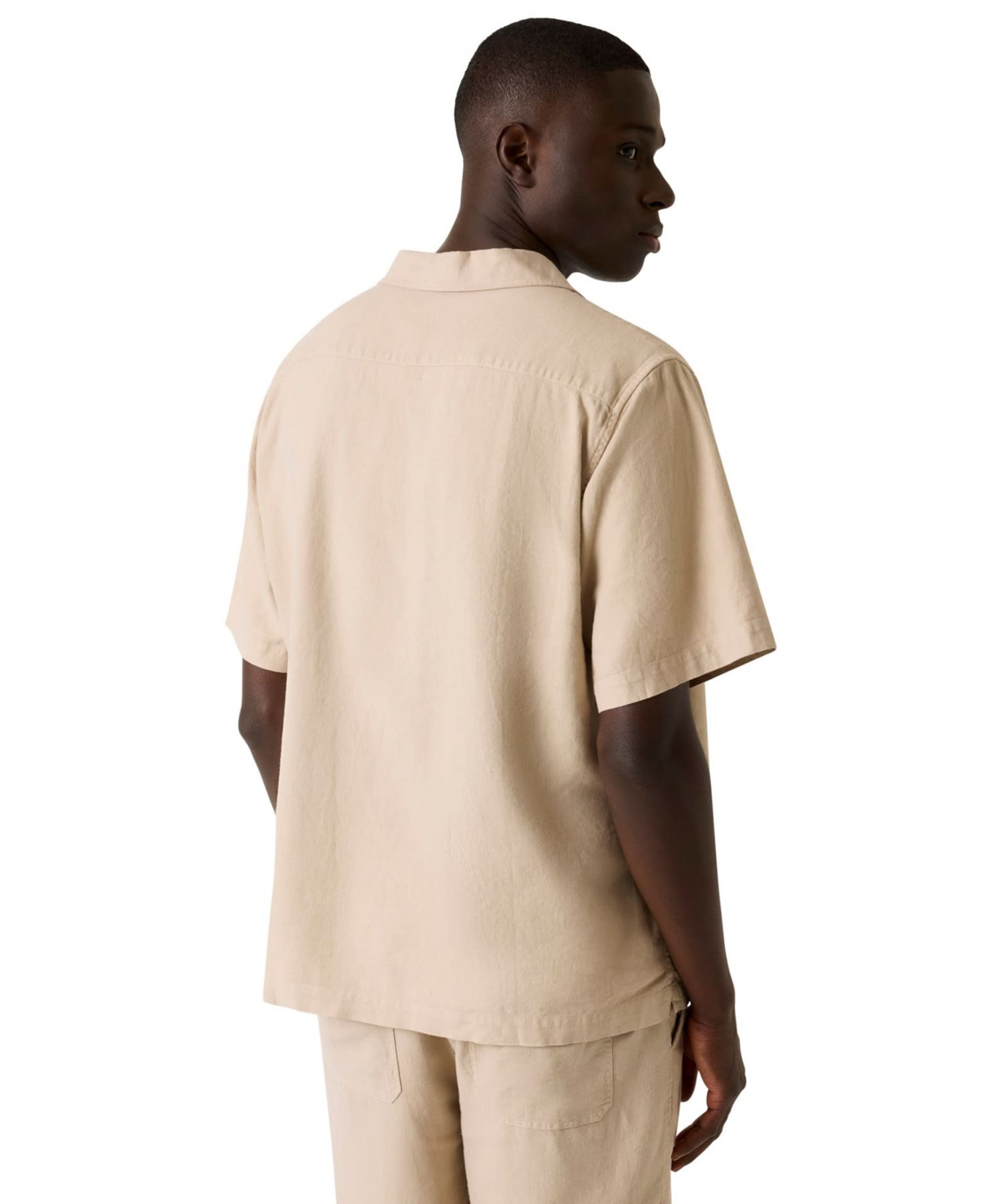 Men's Linen Coast Rayon Relaxed Short-Sleeve Shirt