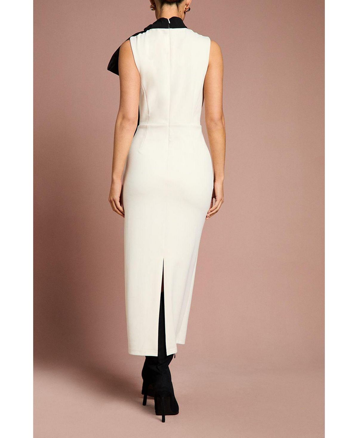 Coast Women's Organza Pussybow Column Midi Dress view 5 — MAYCSS fashion products