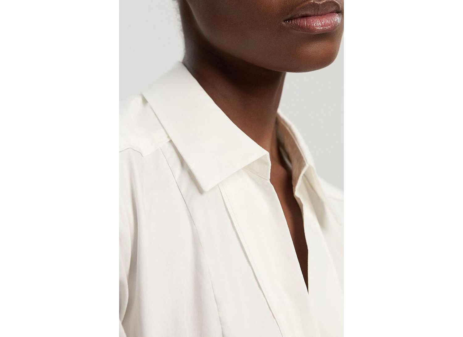 Women's Utility Short Sleeve Organdie Midi Dress