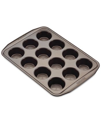 Circulon Symmetry Nonstick Chocolate Brown 12-Cup Muffin Pan - Macy's