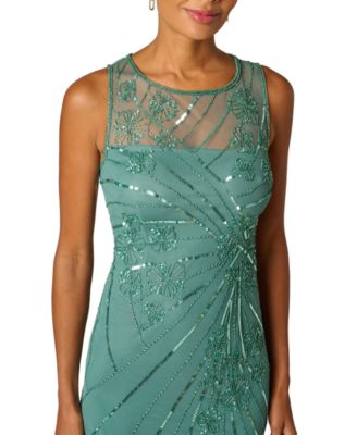 johnny was embroidered dress Rachel Allan 70739 Prom Dress - Rose Gold main image 0