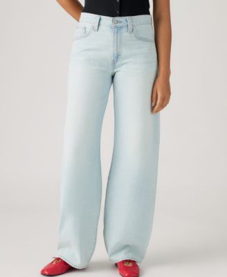 Women's Middy Balloon Mid-Rise Denim Loose Jeans, Macy's Exclusive