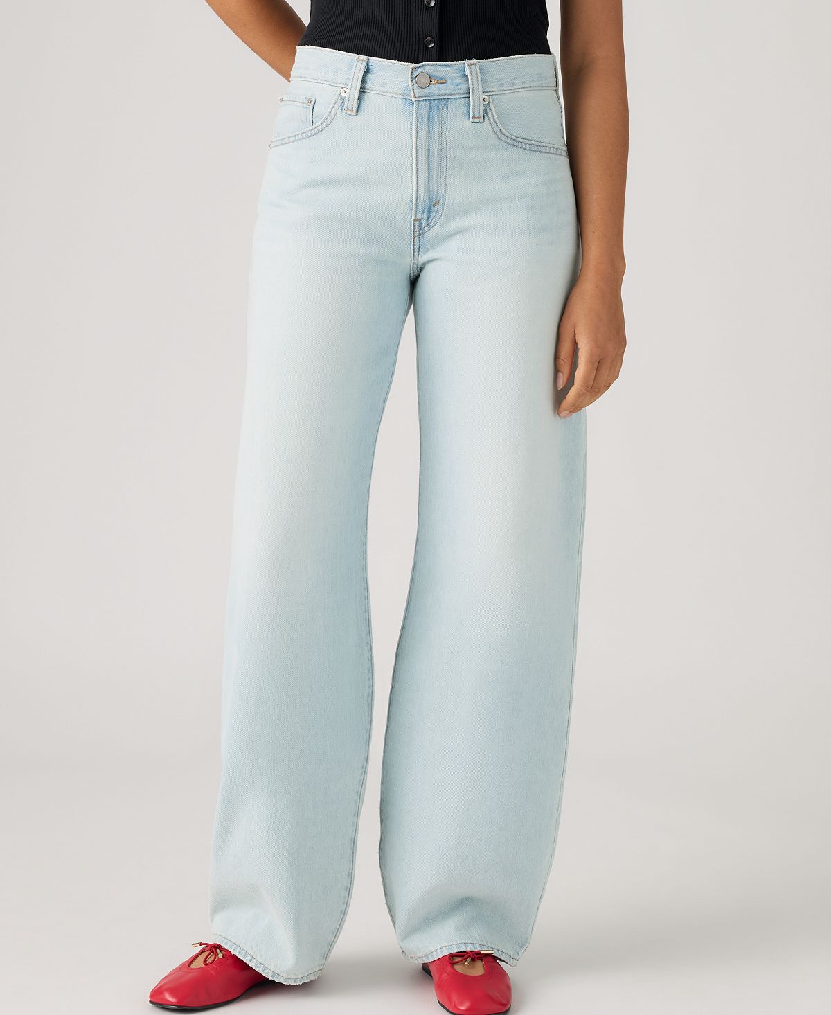 Levi's Women's Mid-Rise Middy Balloon Jeans, Macy's Exclusive view 1 — MAYCSS fashion products