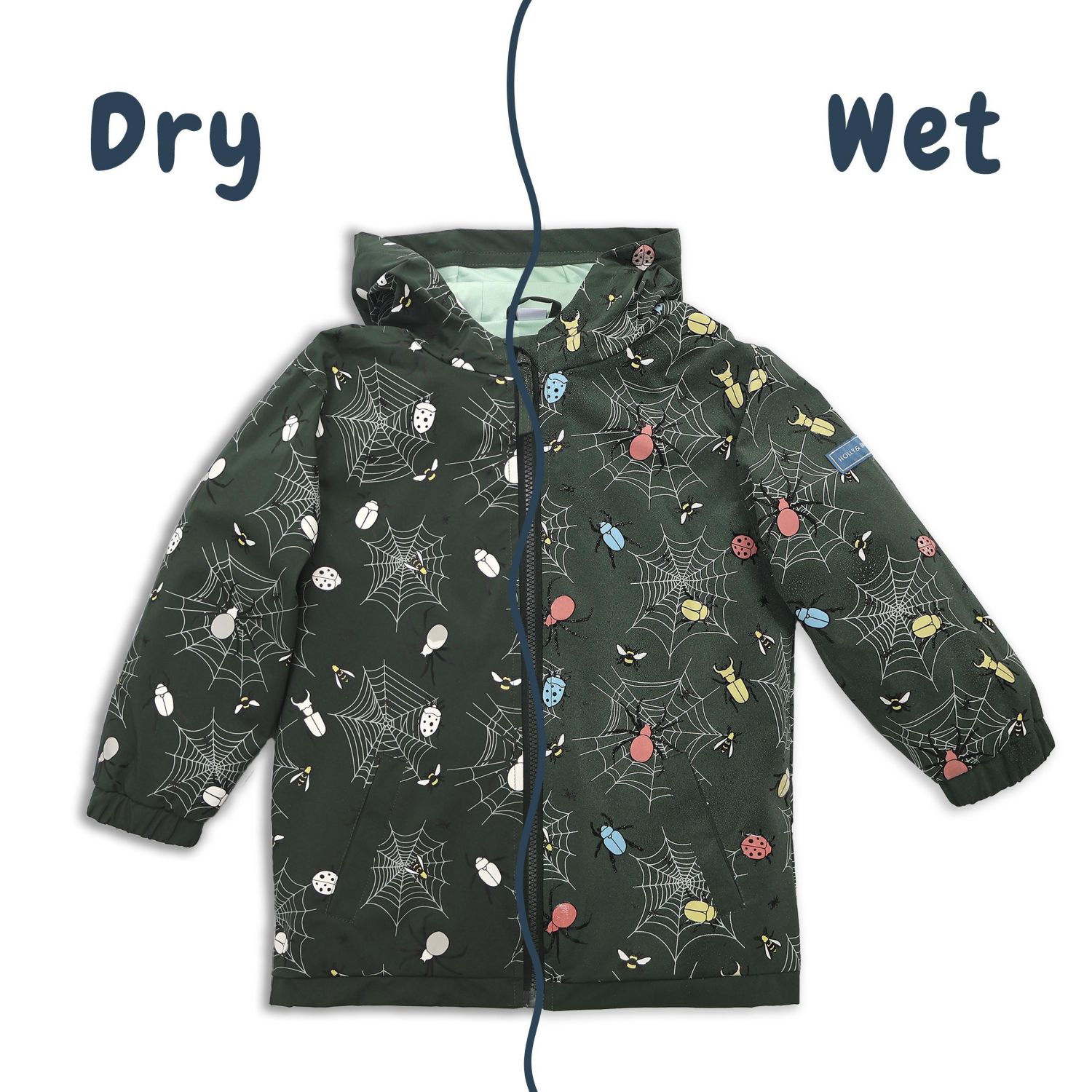Color Changing Hooded Raincoat