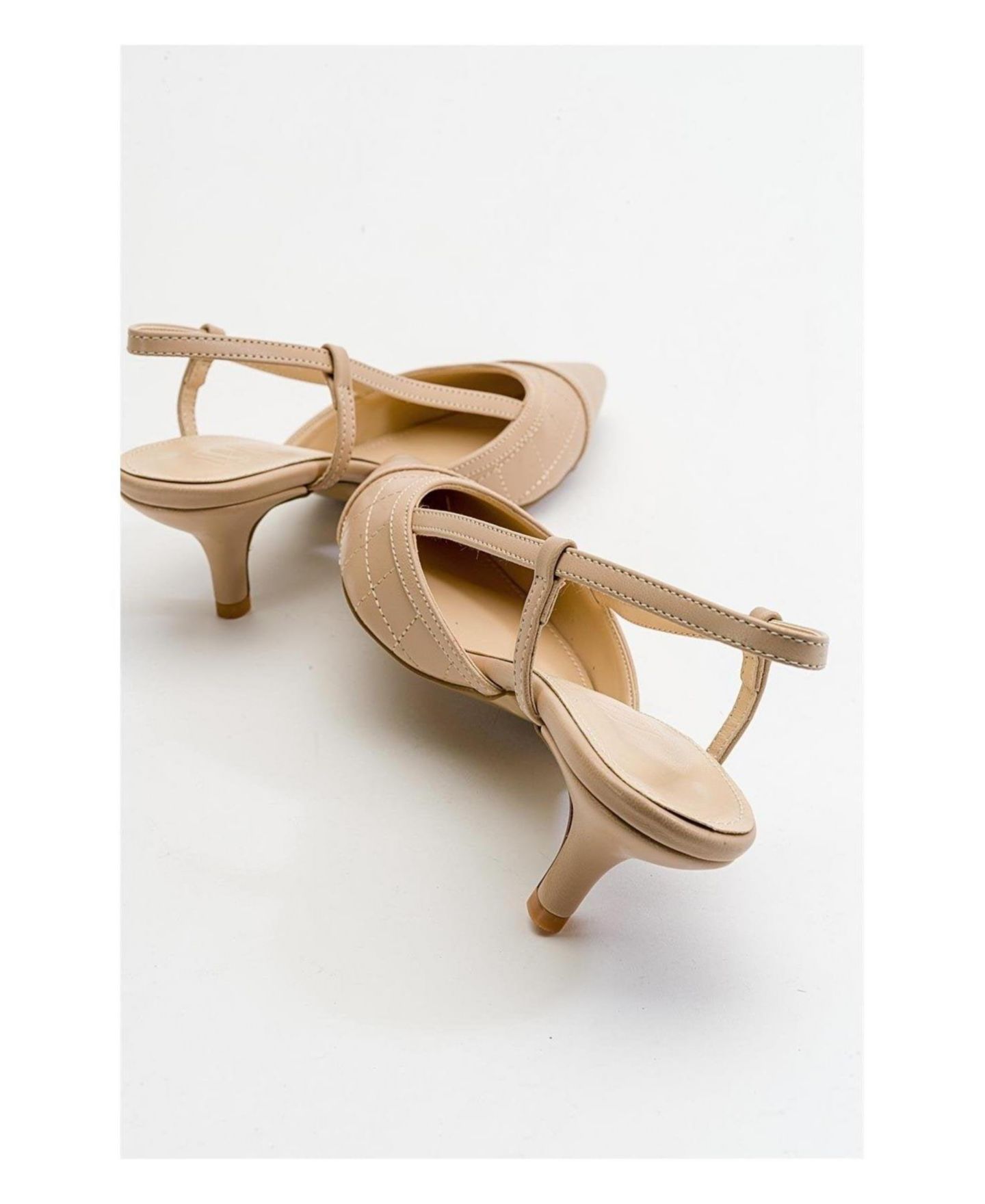 Женские туфли Prologue Shoes Goodge Slingback Pointed Toe, цвет: Телесный — фото 5