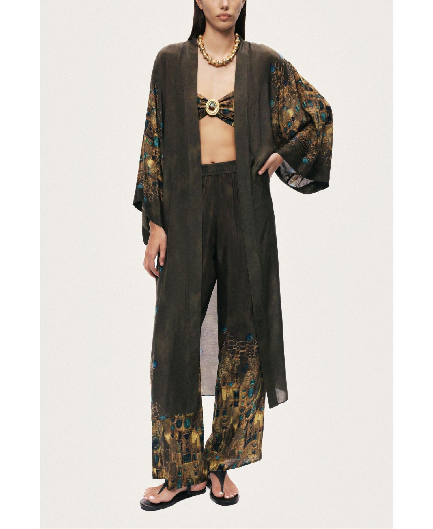 Women's Printed Straight Leg Pants