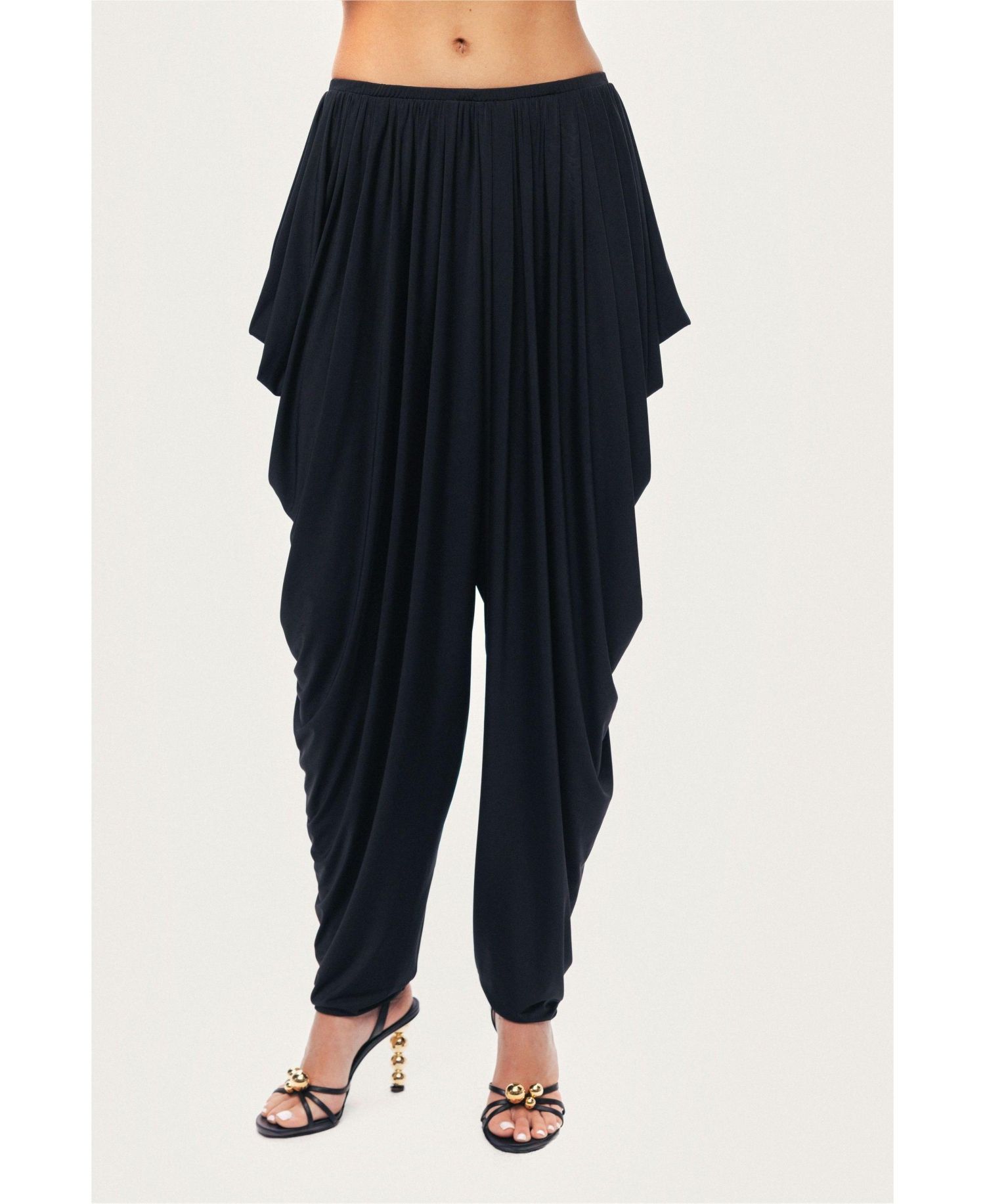 Women's Draped Relaxed Fit Pants