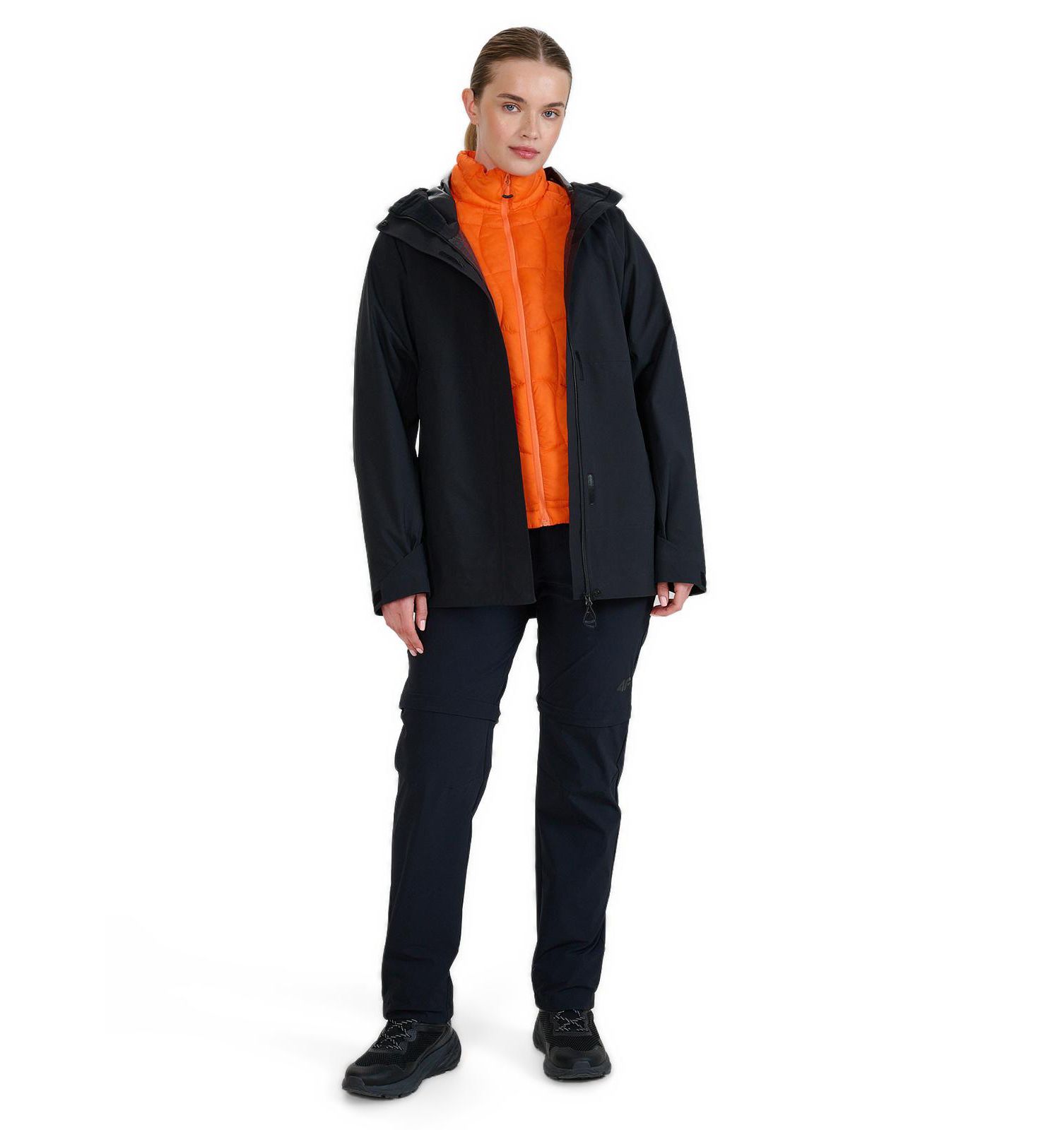 Women's Waterproof Trekking Hardshell Jacket 15,000 Membrane