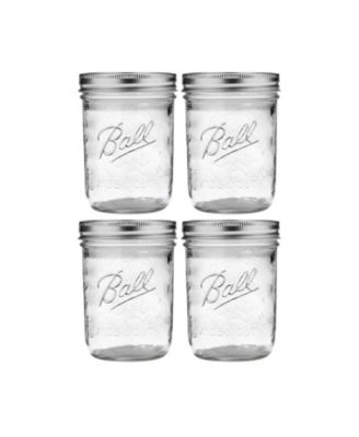Glass Mason Jar, Wide Mouth