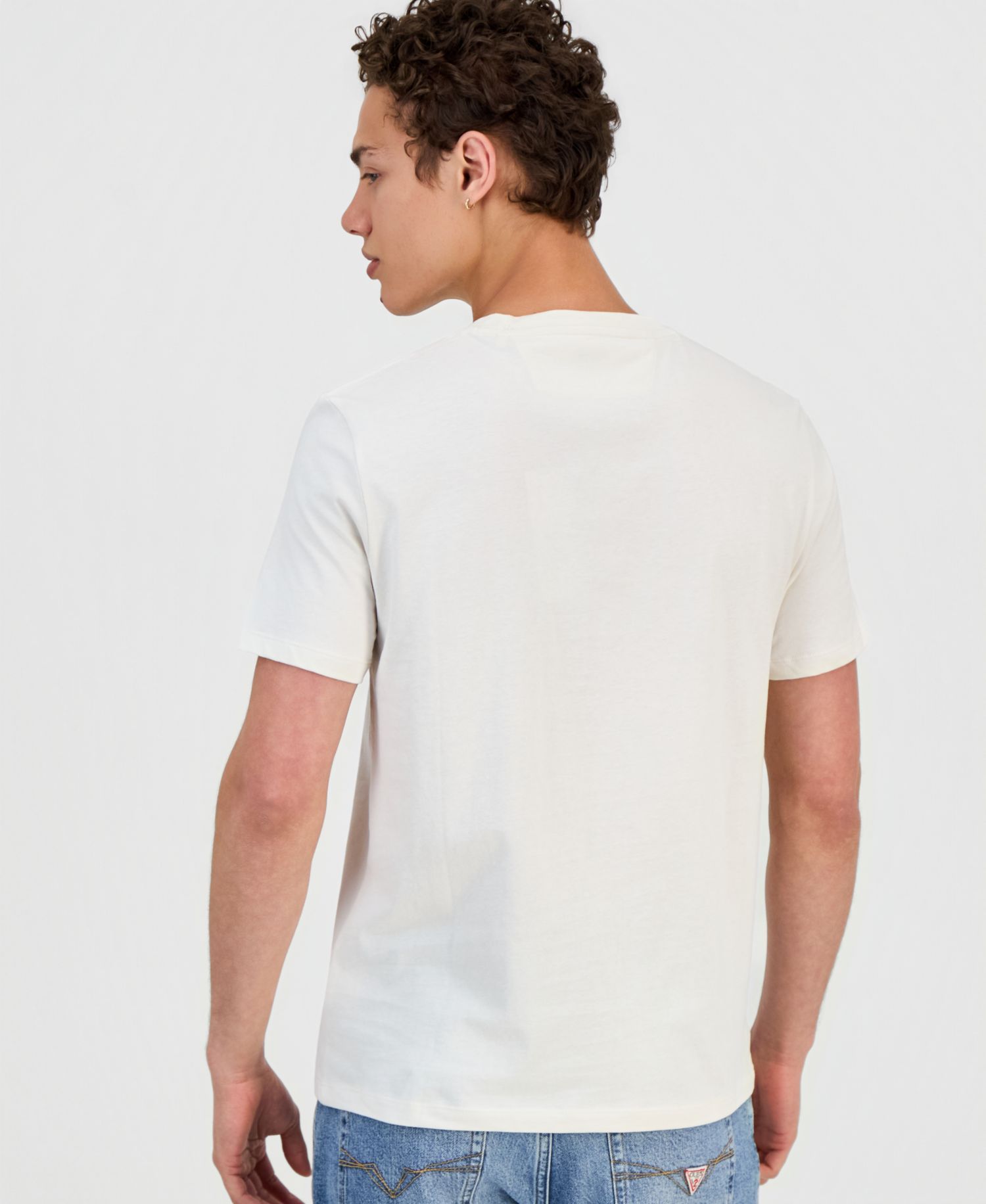 Men's Berry Tennis Bear Graphic T-Shirt